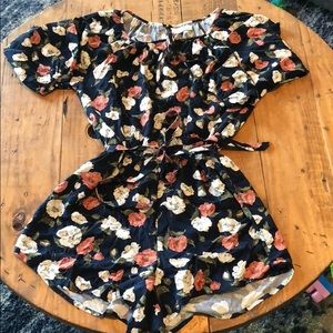 Abercrombie and Fitch floral romper